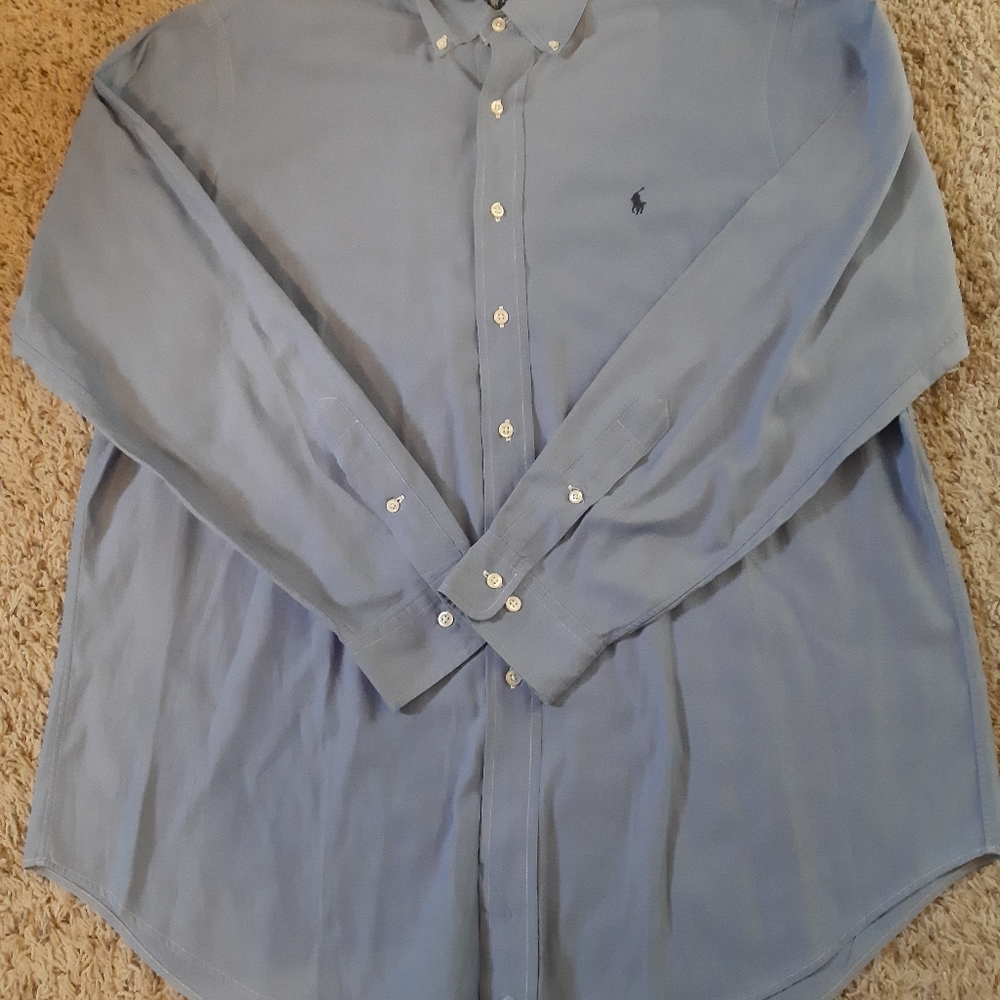 Men's Ralph Lauren Polo Solid Blue XL